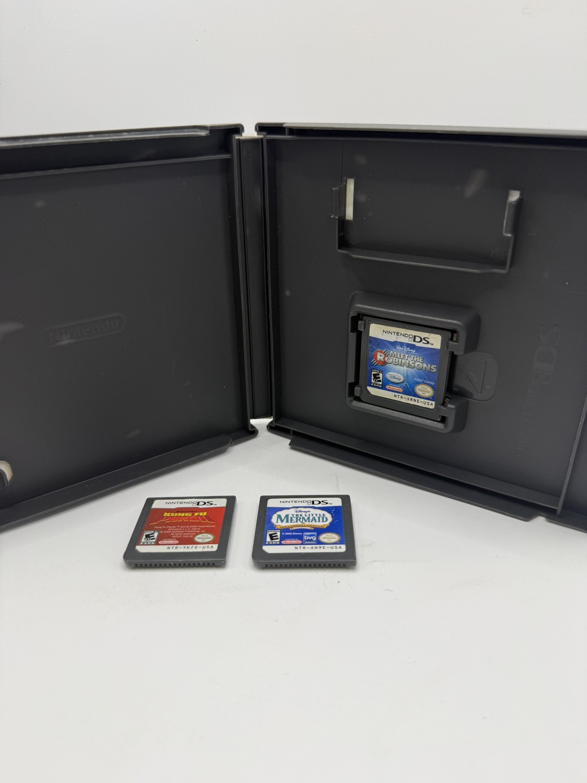Meet The Robinsons Little Mermaid Kung Fu Panda Nintendo DS Game Lot 3 Kids