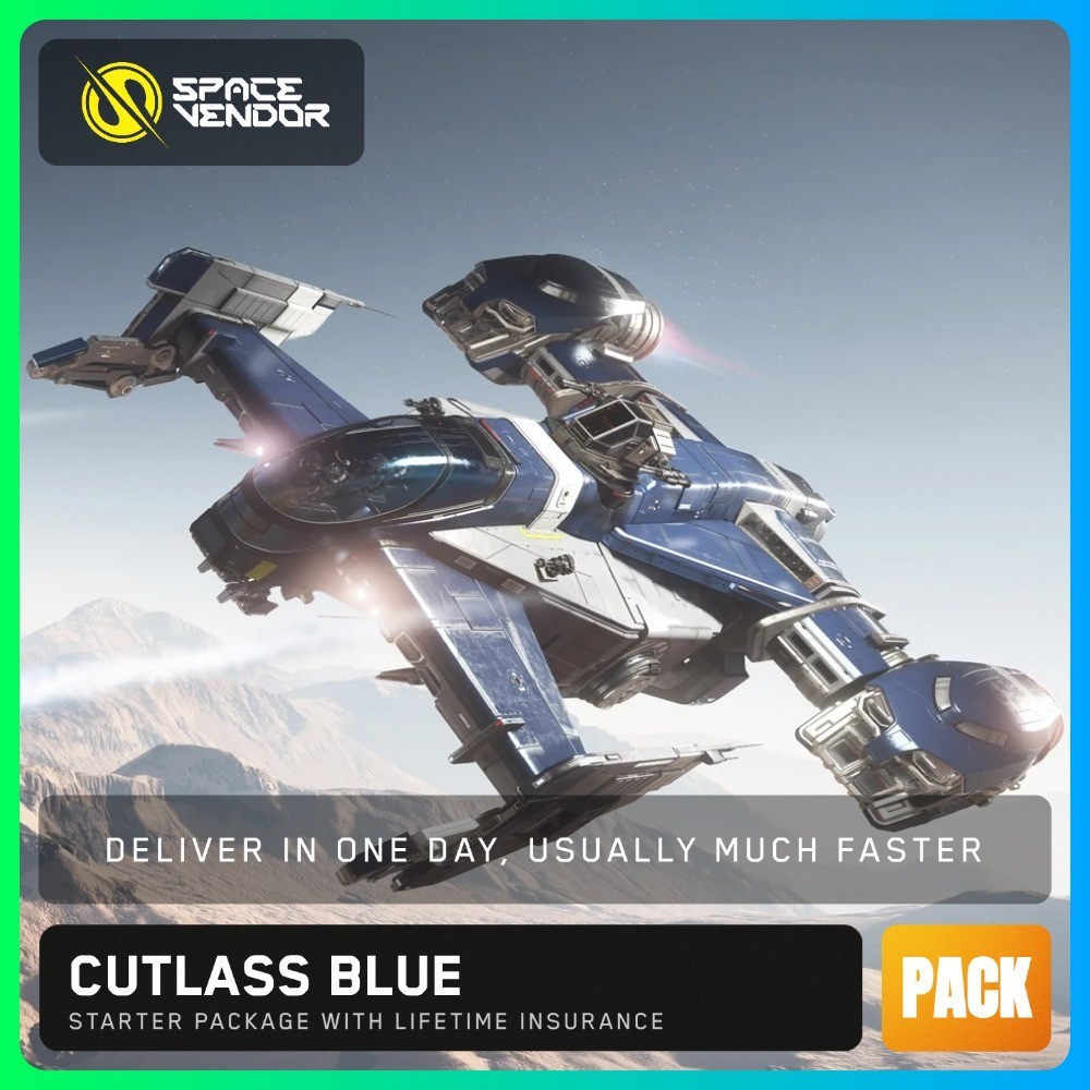 Star Citizen Cutlass Blue LTI Starter Game Pack CCUd – Space Vendor