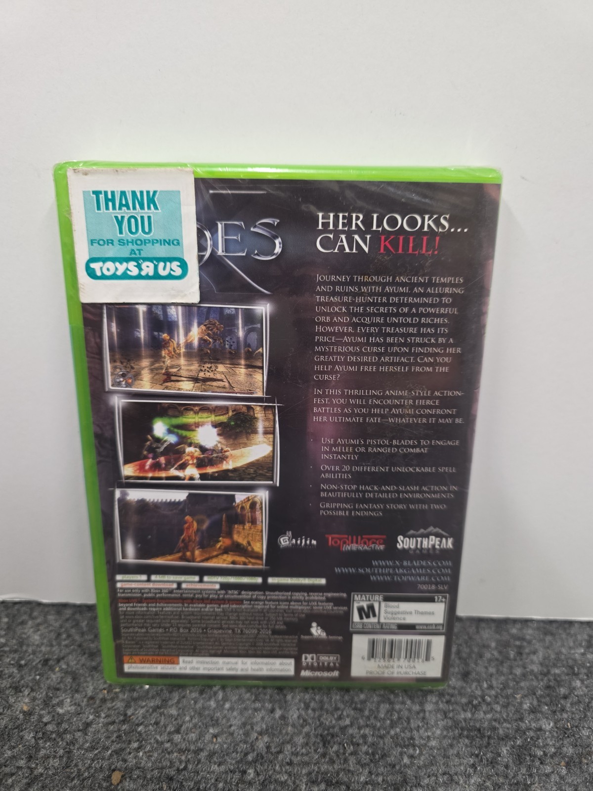X-Blades (Microsoft Xbox 360, 2009) Factory Sealed BRAND NEW SEE NOTES