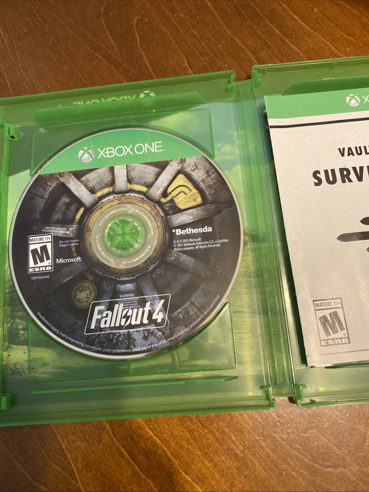 FALLOUT 4 XBOX ONE Cib Complete Tested Working