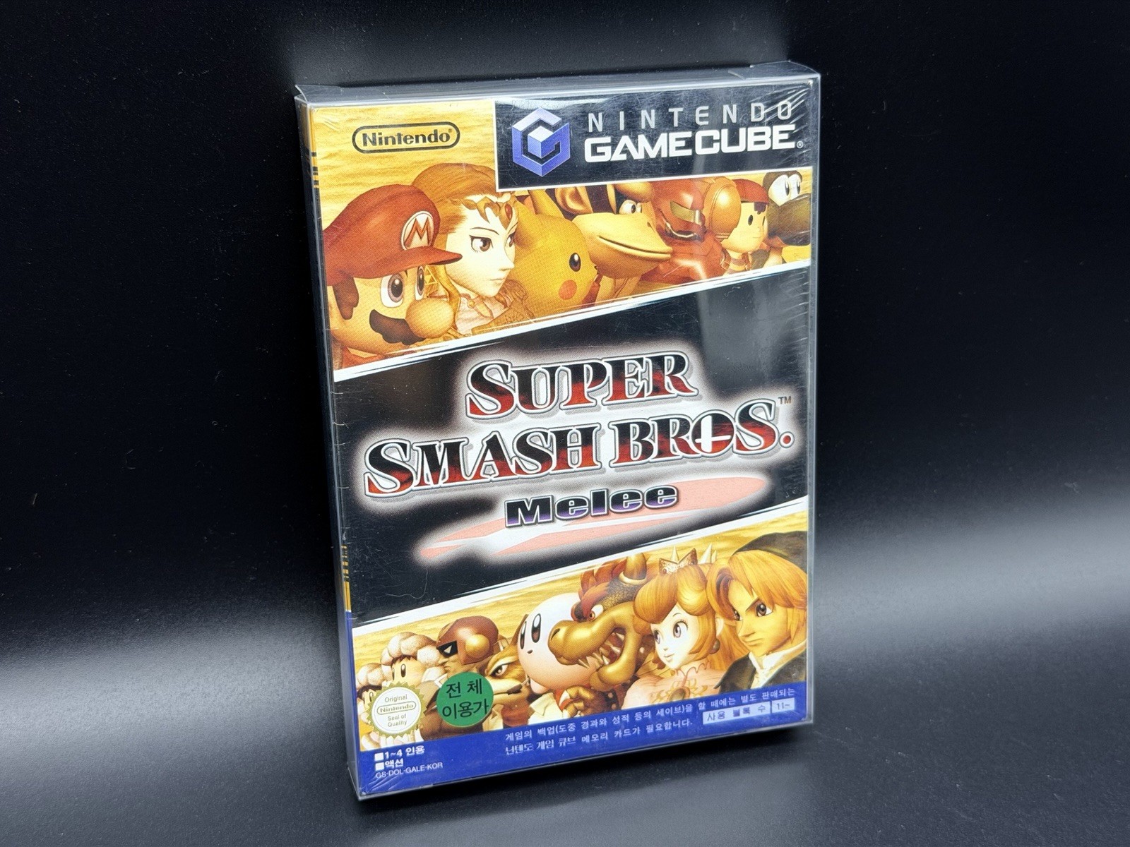 SUPER RARE Super Smash Bros Melee Nintendo GameCube GC Korean Version Korea CIB