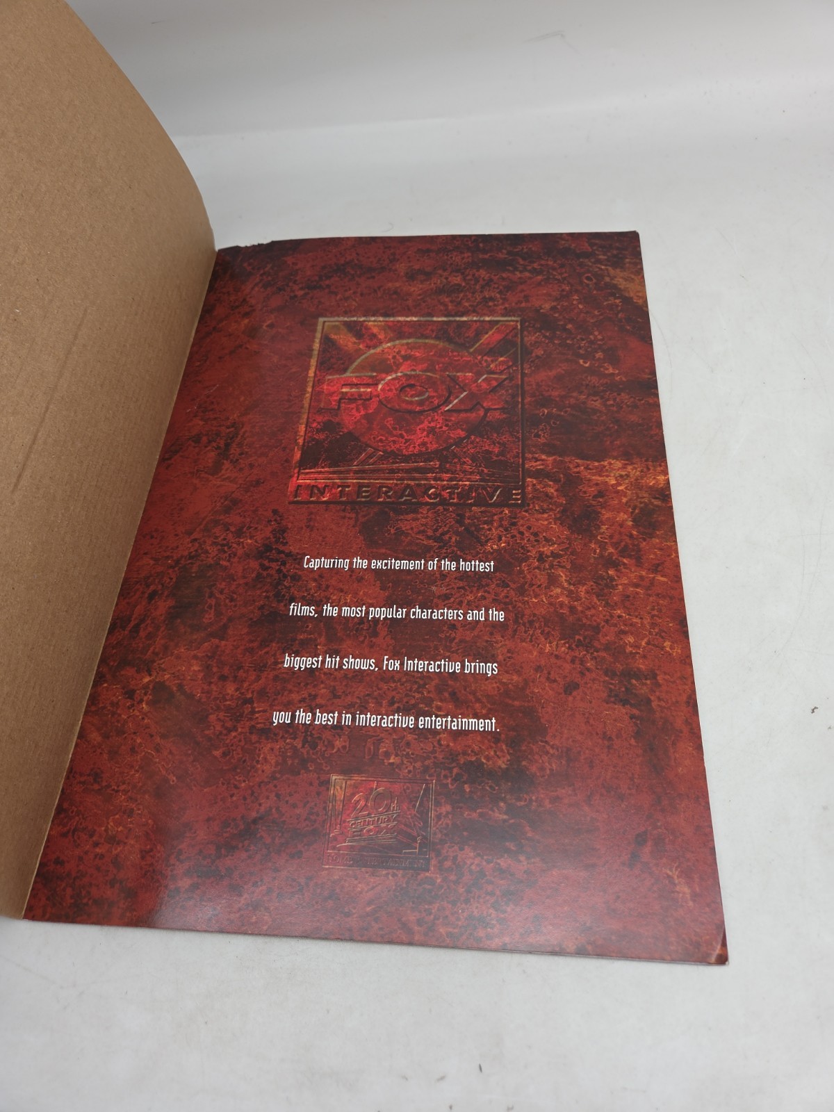 Fox Interactive E3 1996 Product Catalog / Brochure ONLY, PART OF PRESS KIT