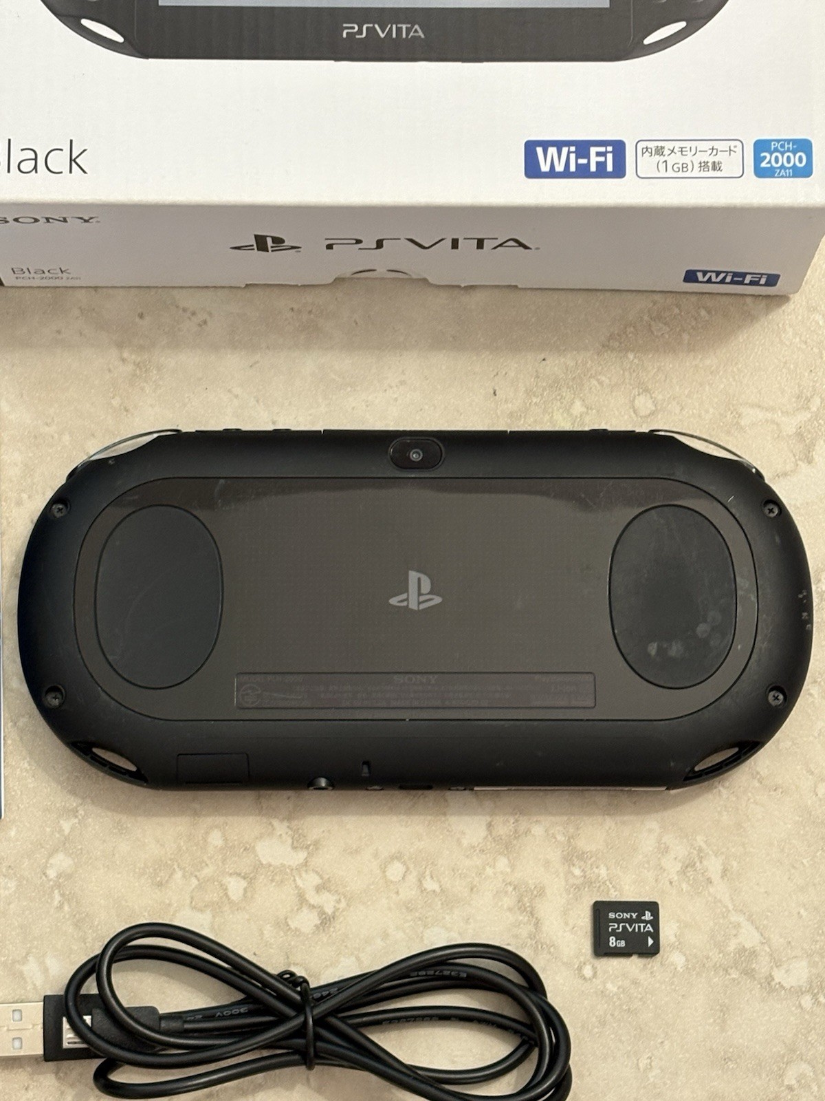 Sony PS Vita PCH-2000 Complete In Box – Black 8GB Very Good Condition
