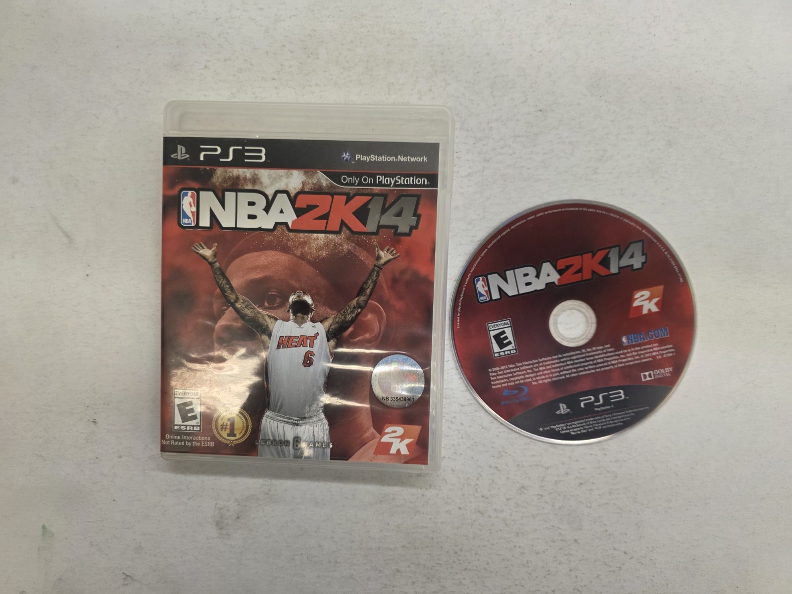 PS3, NBA 2K14 (Sony PlayStation 3, 2013) no Manual