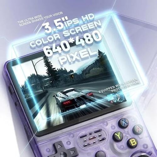 Game master r36S handheld game console with 15,000 games linux ark system 3.5″hd