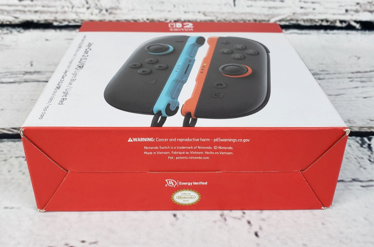 Authentic Nintendo Switch 2 Joy-Con L/R – Light Blue/Light Red – Factory Sealed!
