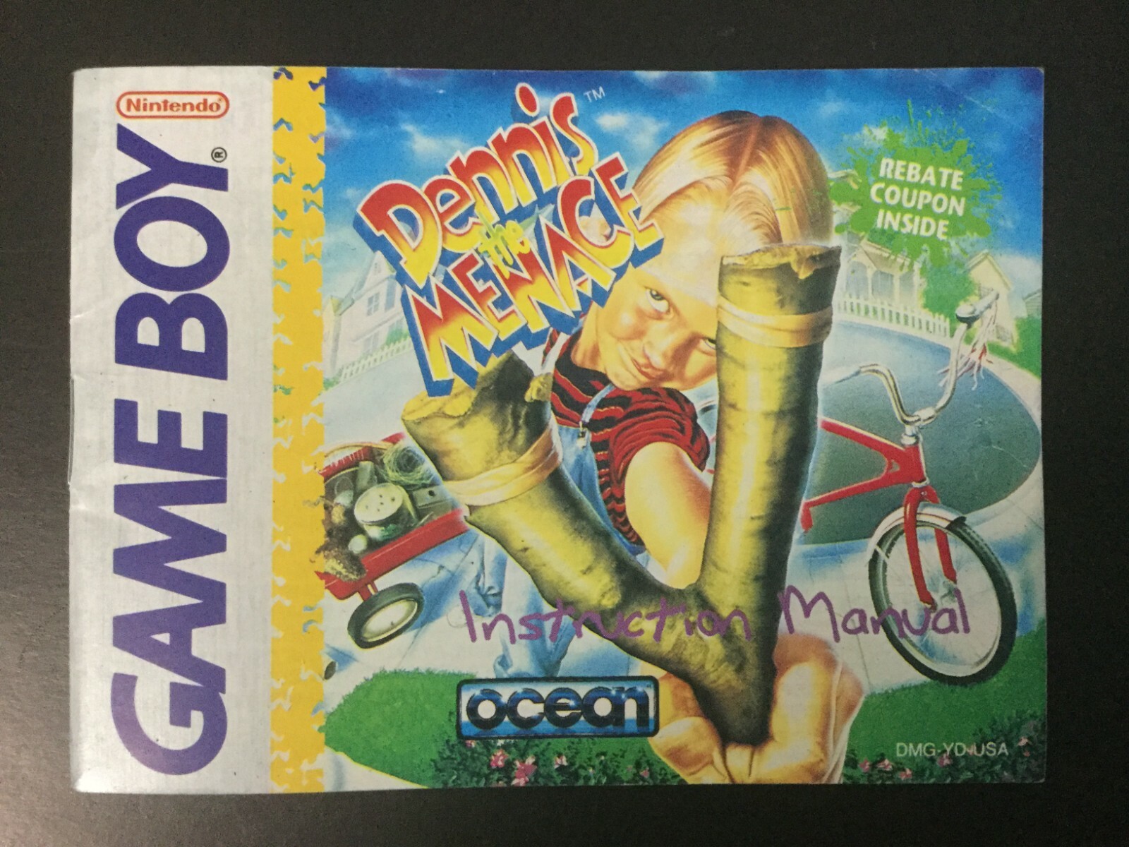 Dennis The Menace GameBoy Nintendo Instruction Manual Only – Good