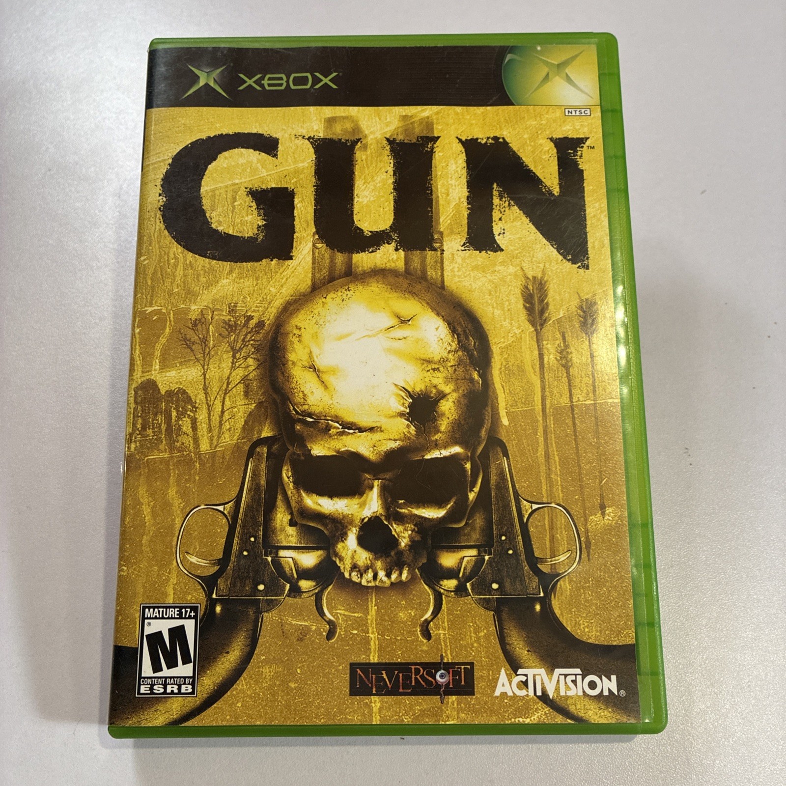 GUN Video Game Original (Microsoft Xbox, 2005) CIB With Case & Manual Tested