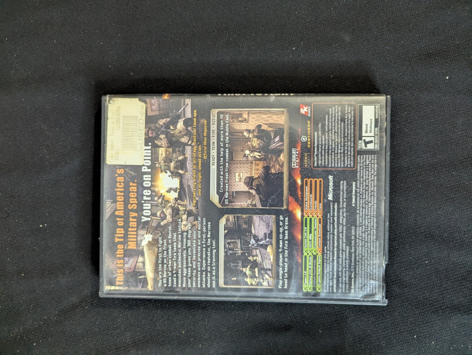 Close Combat First to Fight United states Marines Microsoft Xbox Live online 05