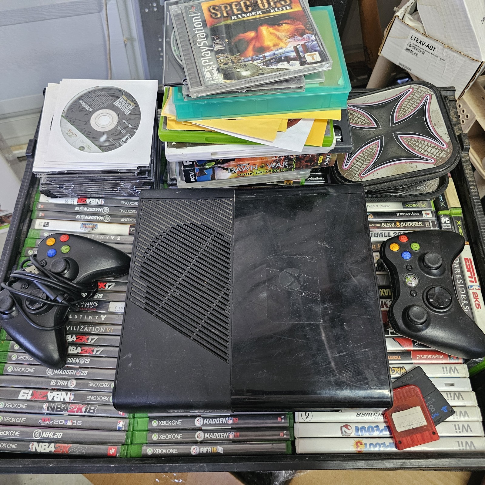 Video Games Lot Of 171 Plus XBox 360 Console. PS1,2,3,4 XBox, 360, One, Wii,PC
