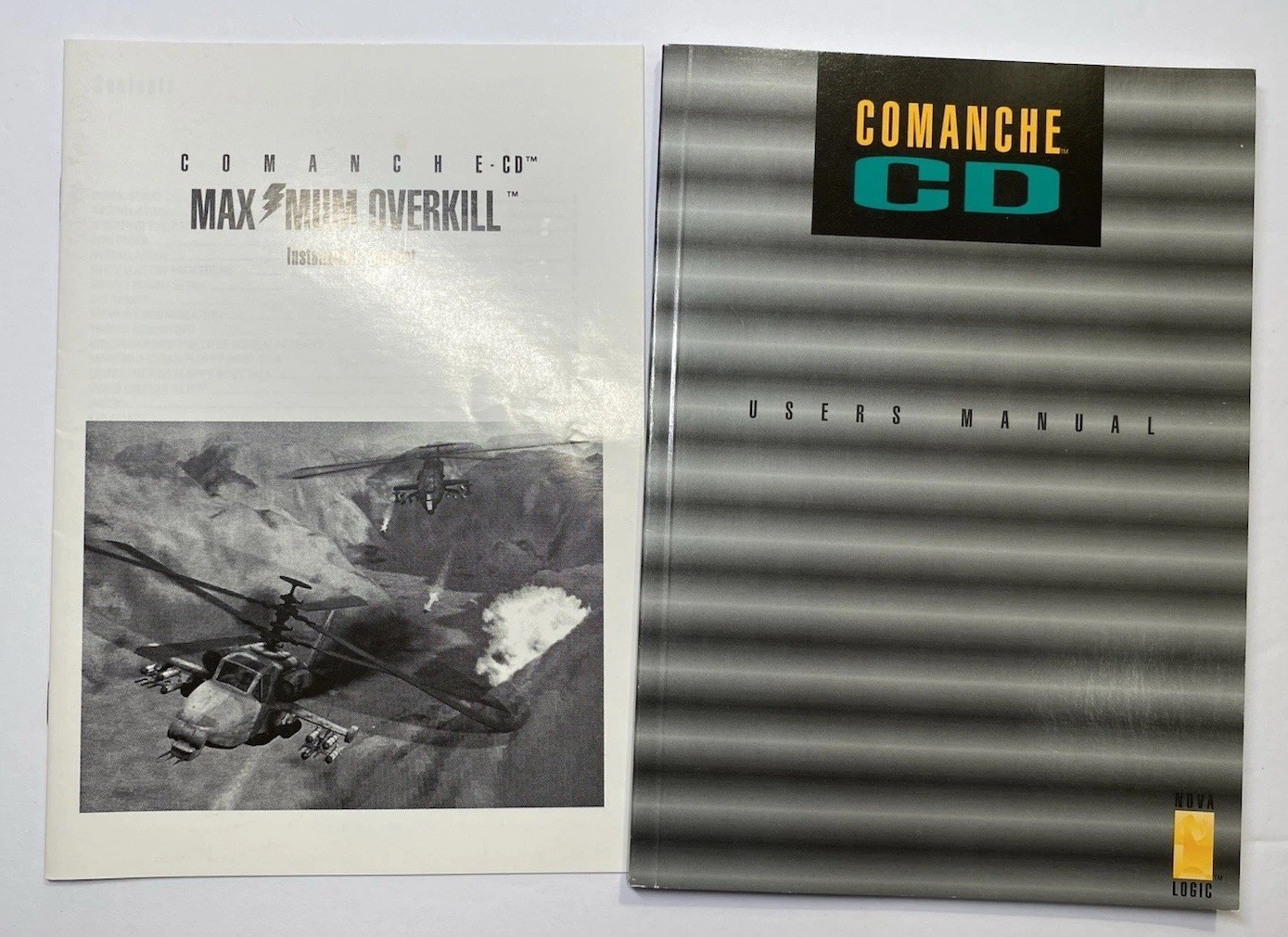 Classic PC Games Comanche Maximum Overkill & Earthsiege W/ Expansion C/W Manuals