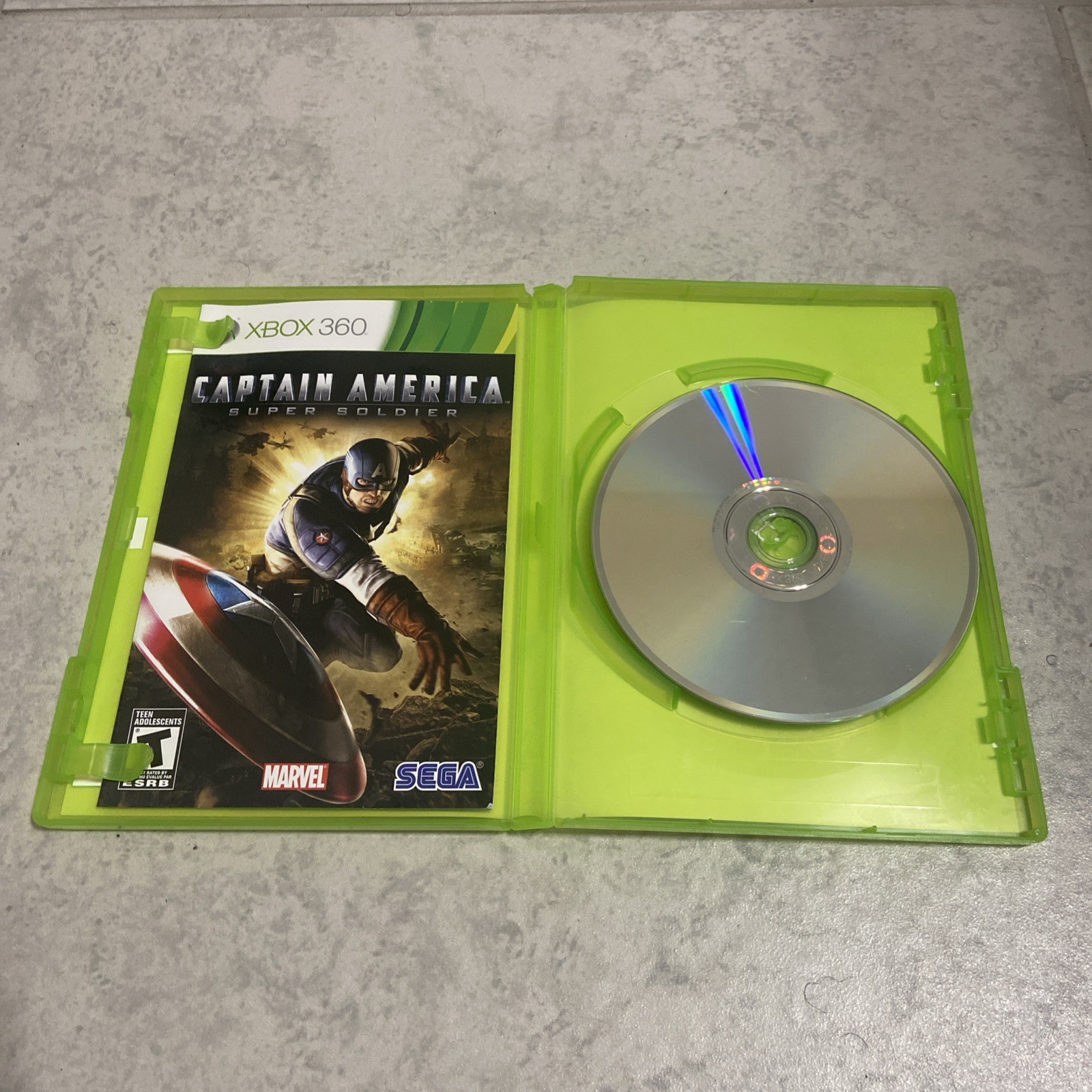 Captain America: Super Soldier CIB with manual (TESTED)Microsoft Xbox 360, 2011)