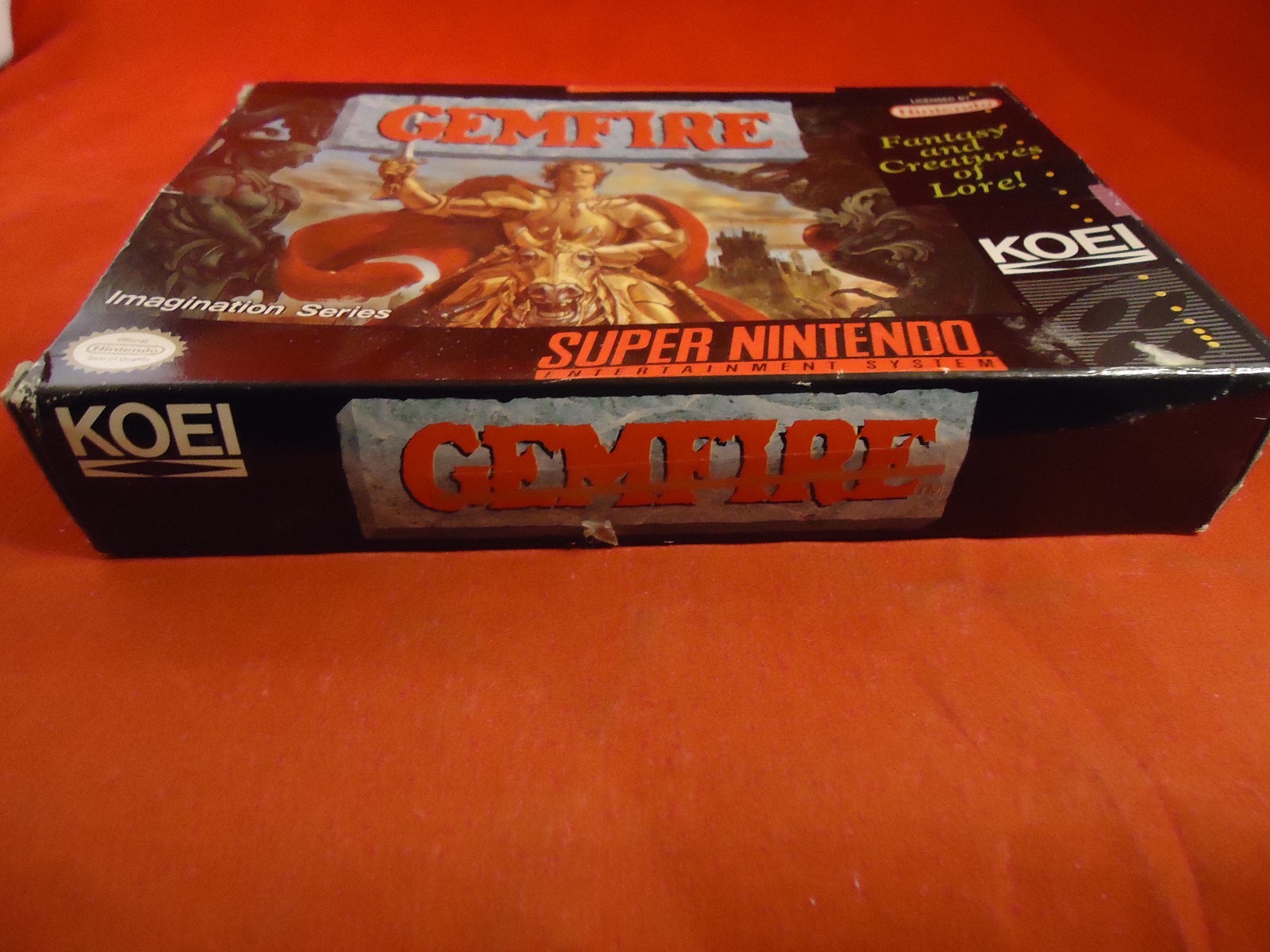 Gemfire Super Nintendo SNES Empty Box ONLY (no manual, game) Gem Fire