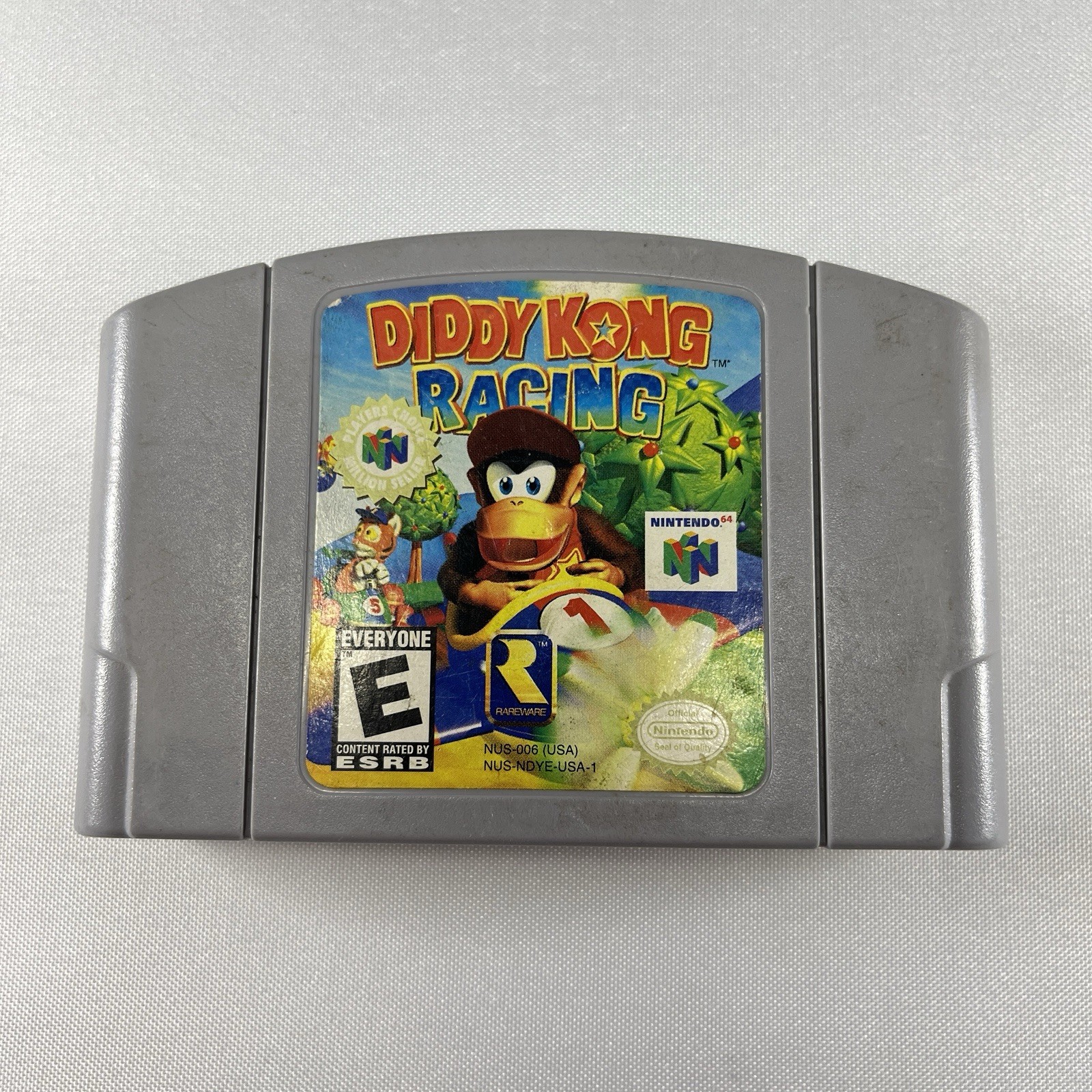 Authentic 1997 Diddy Kong Racing Nintendo 64 N64 Game Cartridge Tested Working