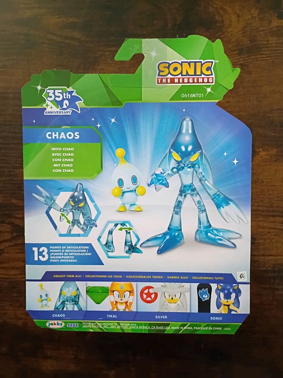 6-PK CHAOS Sonic the Hedgehog 4″ Lot Tails 35th 30th Classic Modern Jakks SEGA