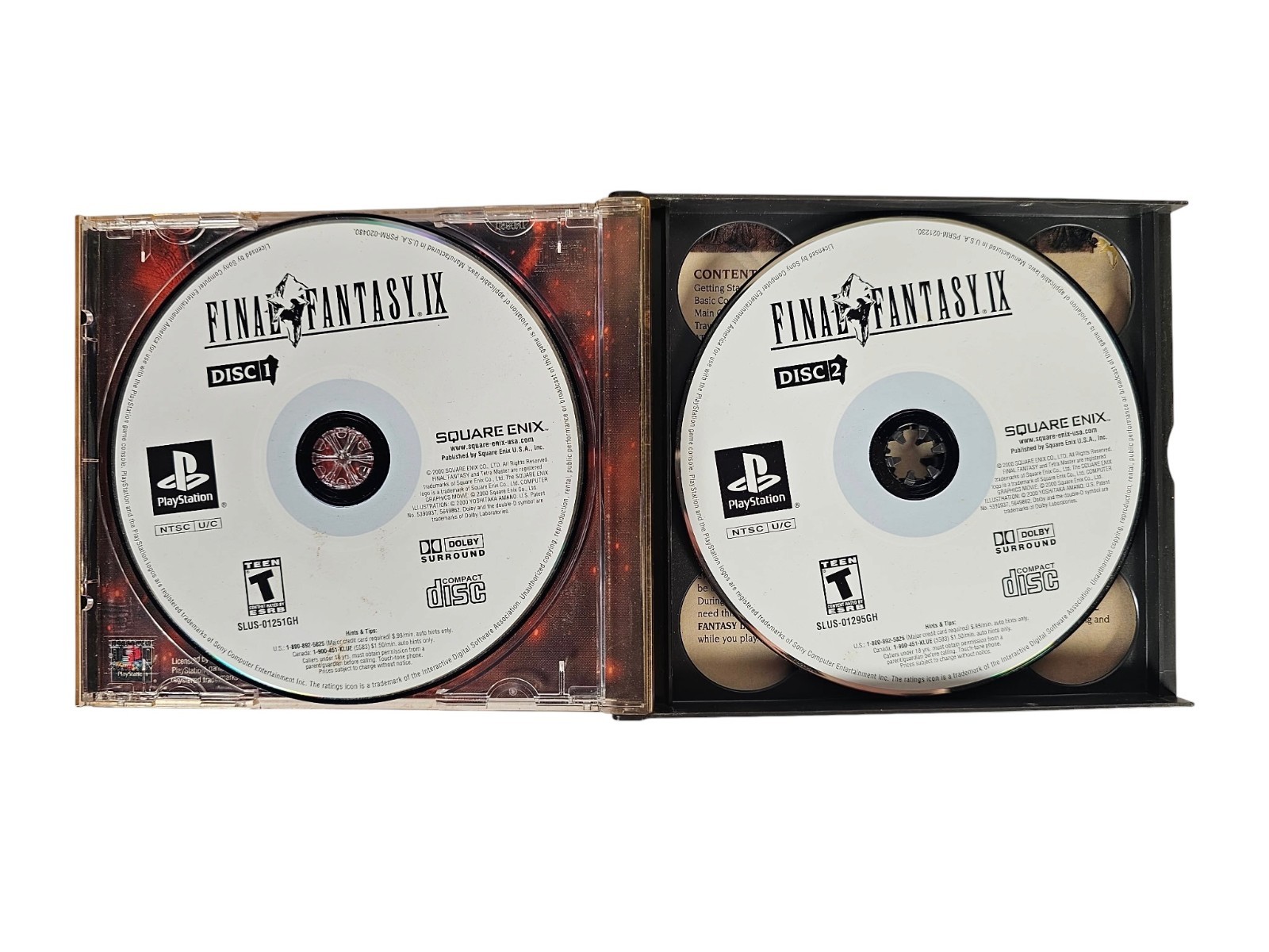 Final Fantasy IX PS1 PlayStation 1 Black Label Complete CIB 4 Discs Tested