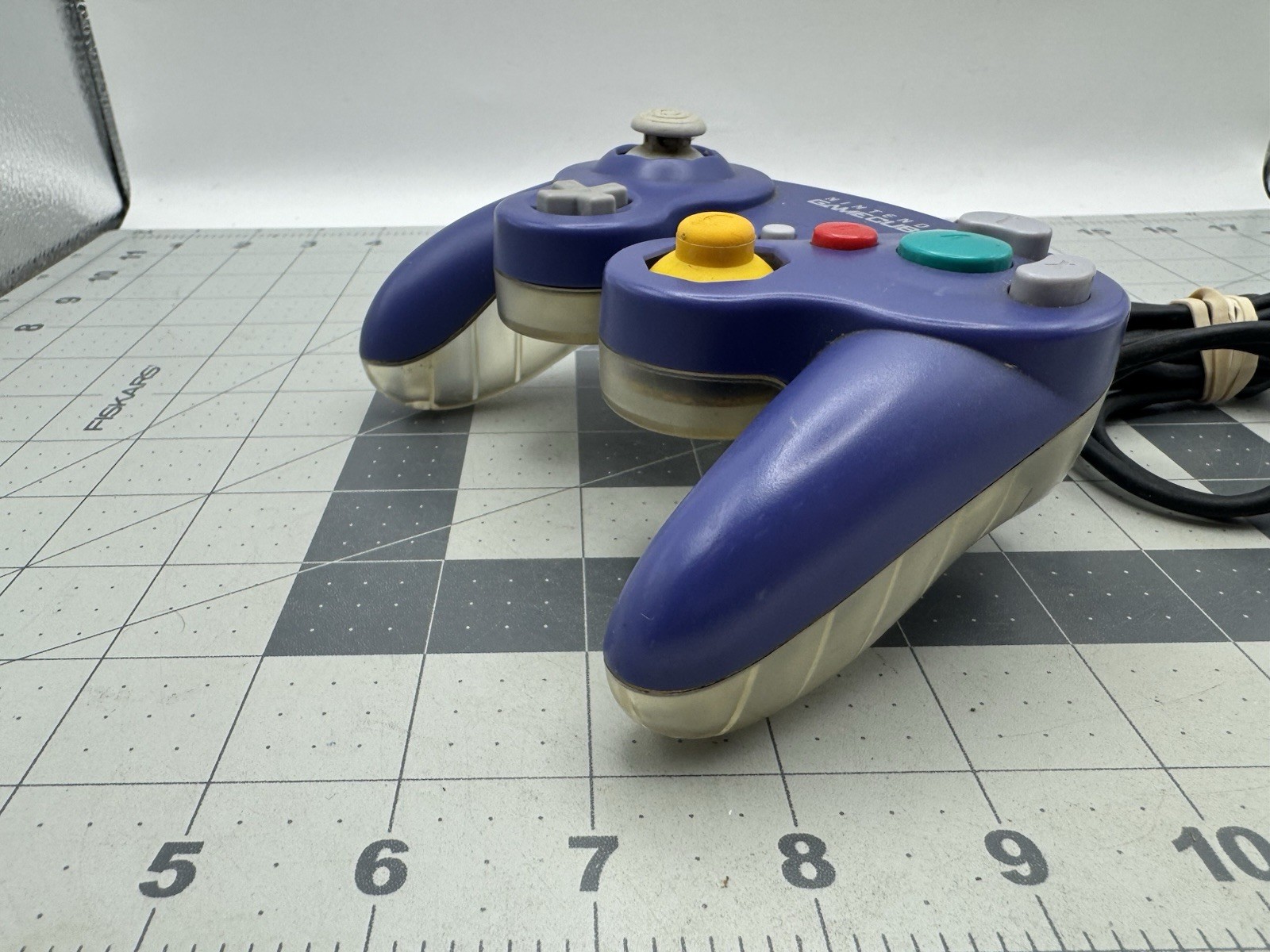 Nintendo GameCube Official Controller purple indigo & Clear Excellent Japan