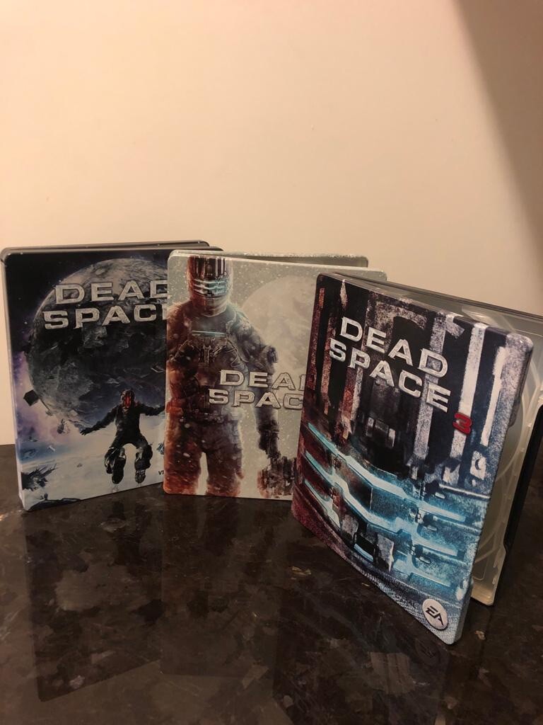 Lot Of 3 Dead Space 3 Steelbook Case PS3 PS4 G2 Size Excellent Condition 2013