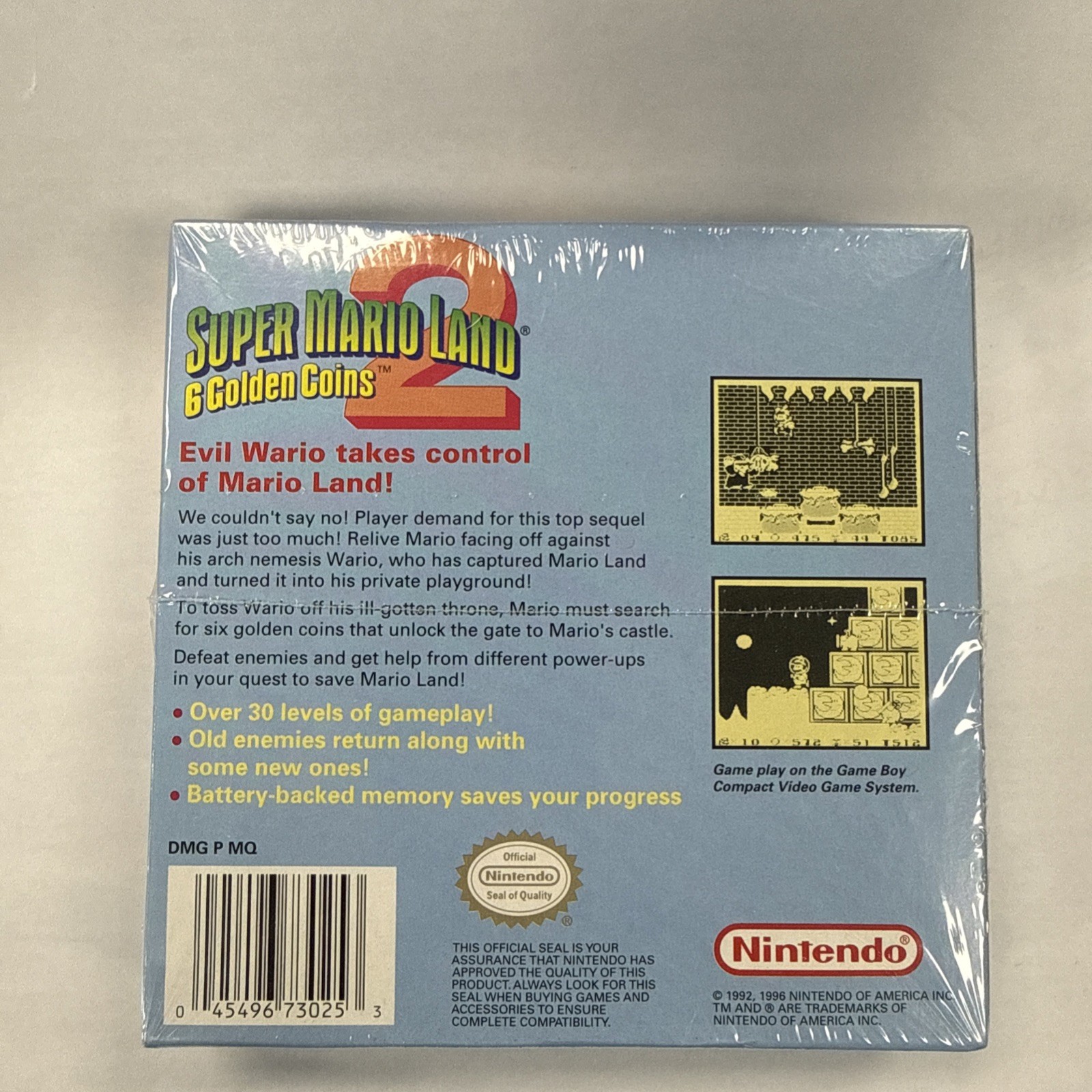 Nintendo Super Mario Land 2: 6 Golden Coins Game Boy Player’s Choice (1992) NEW