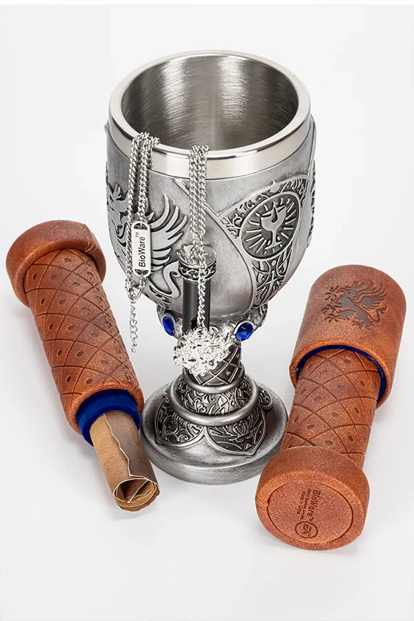 Dragon Age Grey Warden Joining Chalice Cup Letter Case Necklace Pendant Bundle