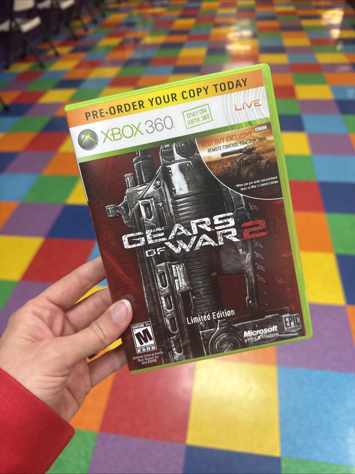 Gears of War 2 Limited Edition – Xbox 360 Best Buy Pre-Order Display Case ONLY