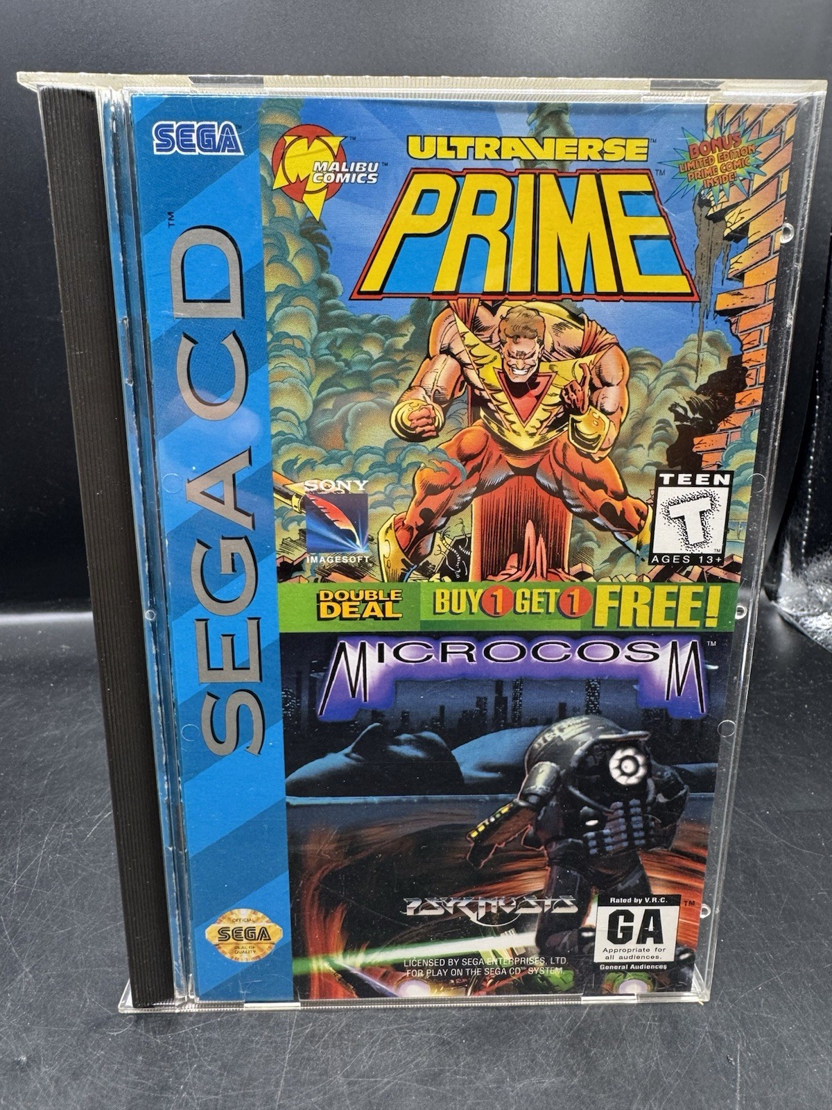 Ultraverse Prime/Microcosm (Sega CD, 1994) Complete!