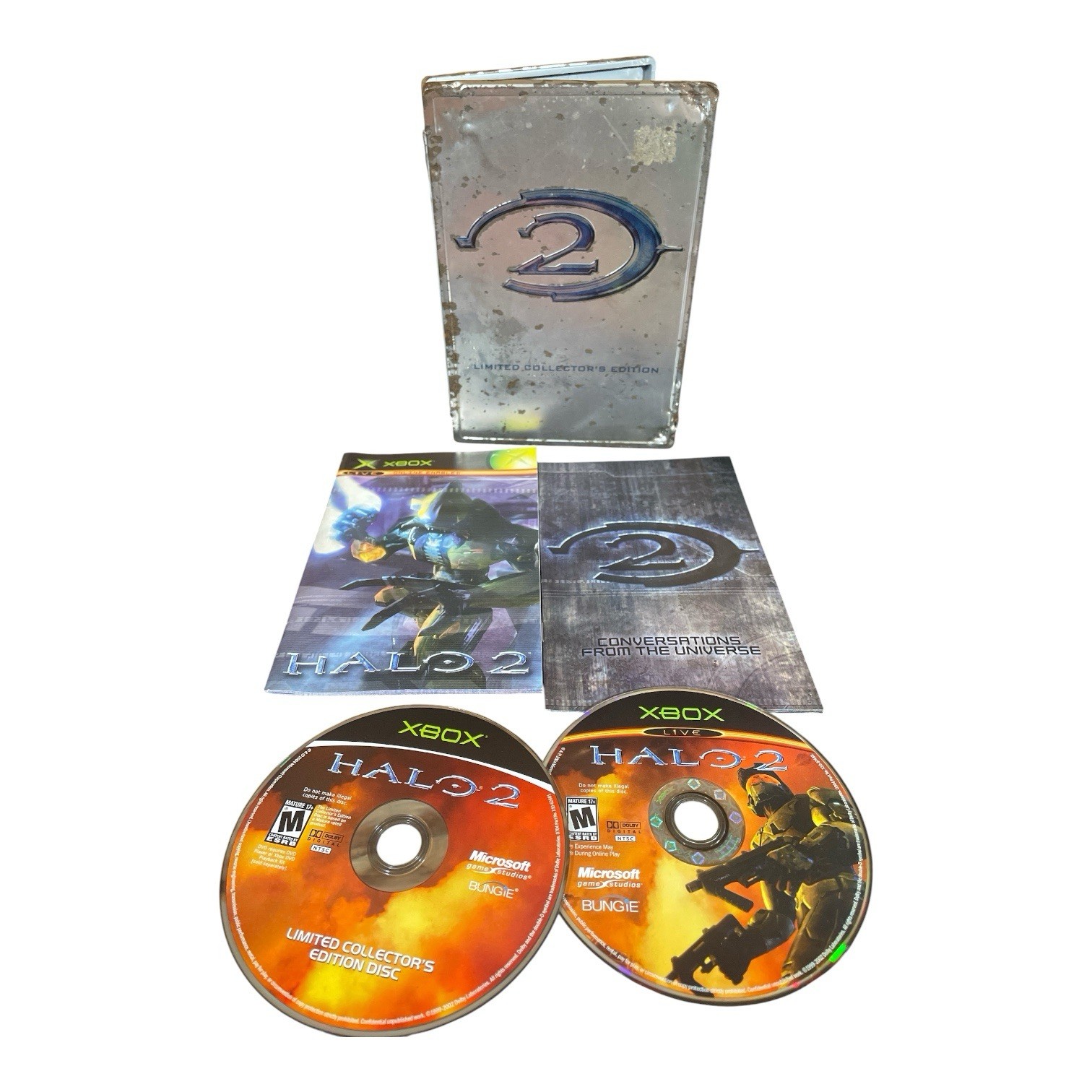 Microsoft Halo 2 Limited Collector’s Edition Xbox Manual Included Multiplayer