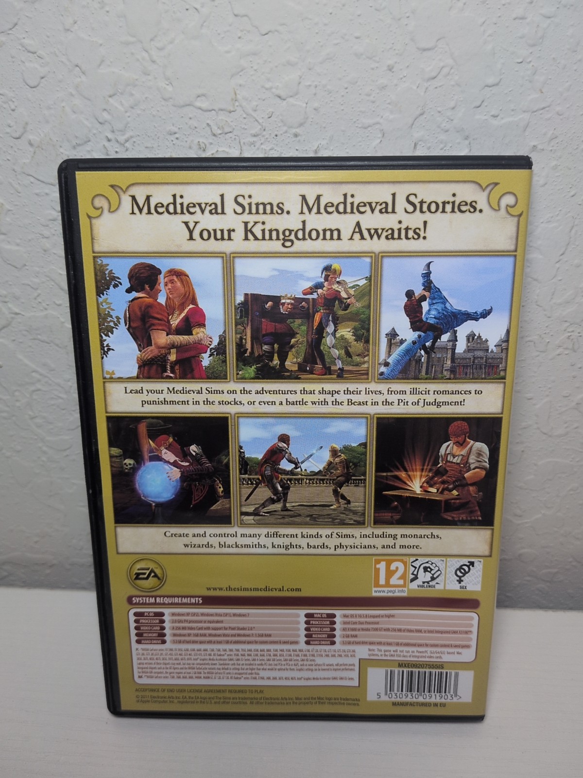 Sims Medieval Windows/Mac DVD-Rom, 2011 B55