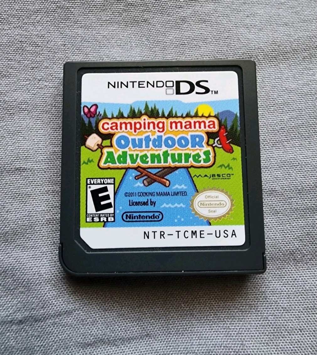 Camping Mama: Outdoor Adventures (Nintendo DS, 2011) Cartridge Only TESTED
