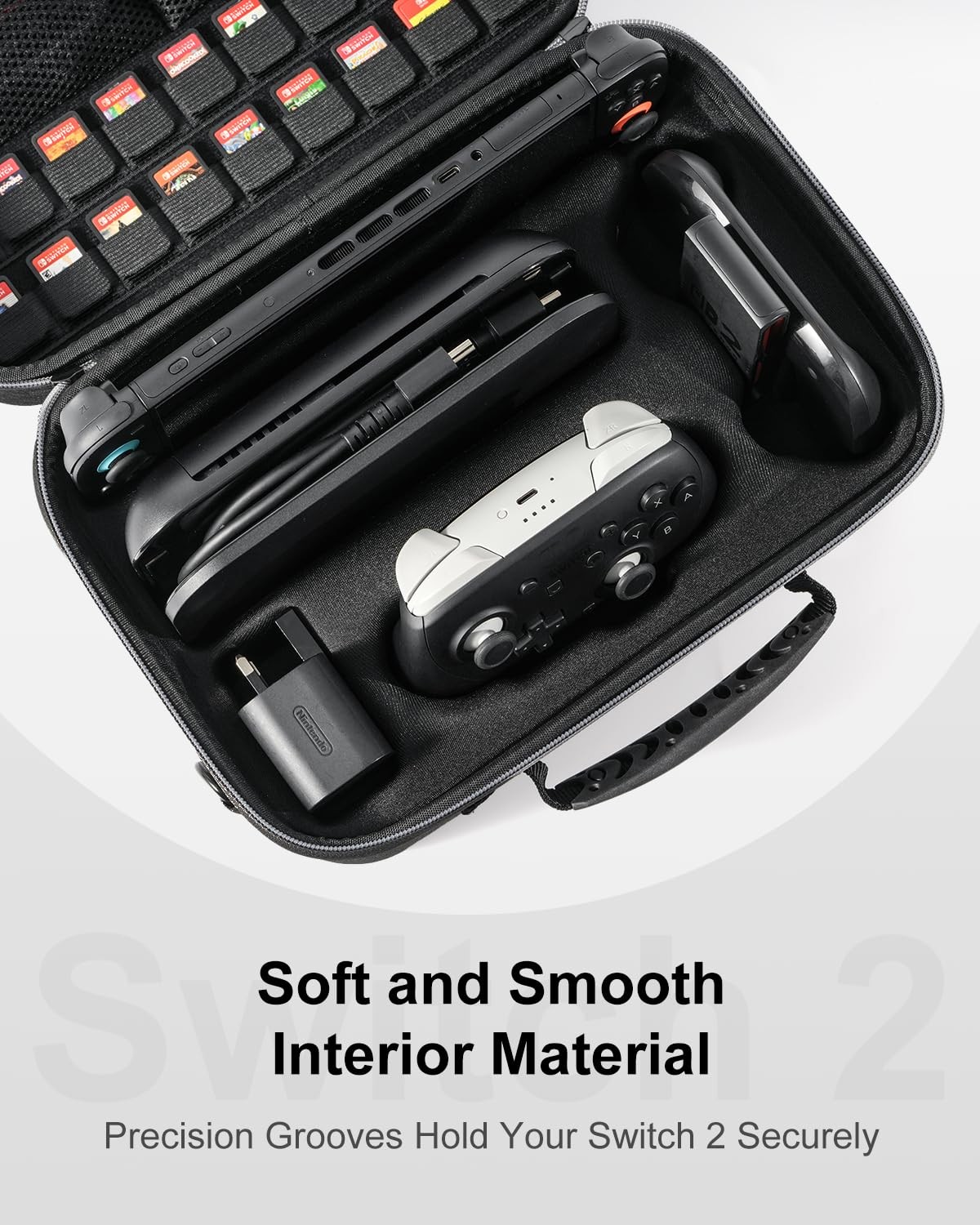 Carrying Case Hard Shell Travel Carry Bag for Nintendo Switch 2 All in One Case
