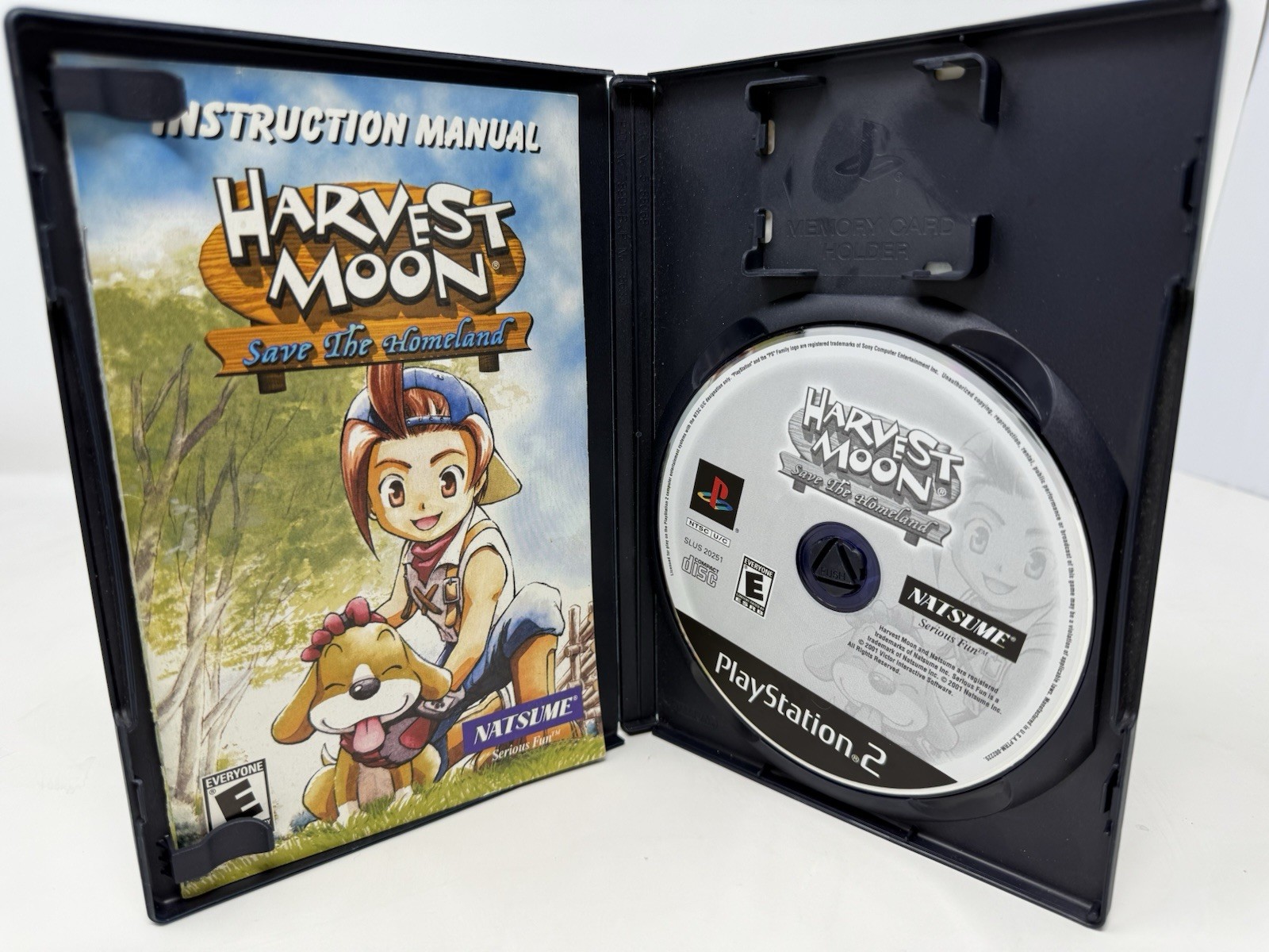Harvest Moon: Save the Homeland – (PS2, 2001) Complete W/ Registration Card CIB