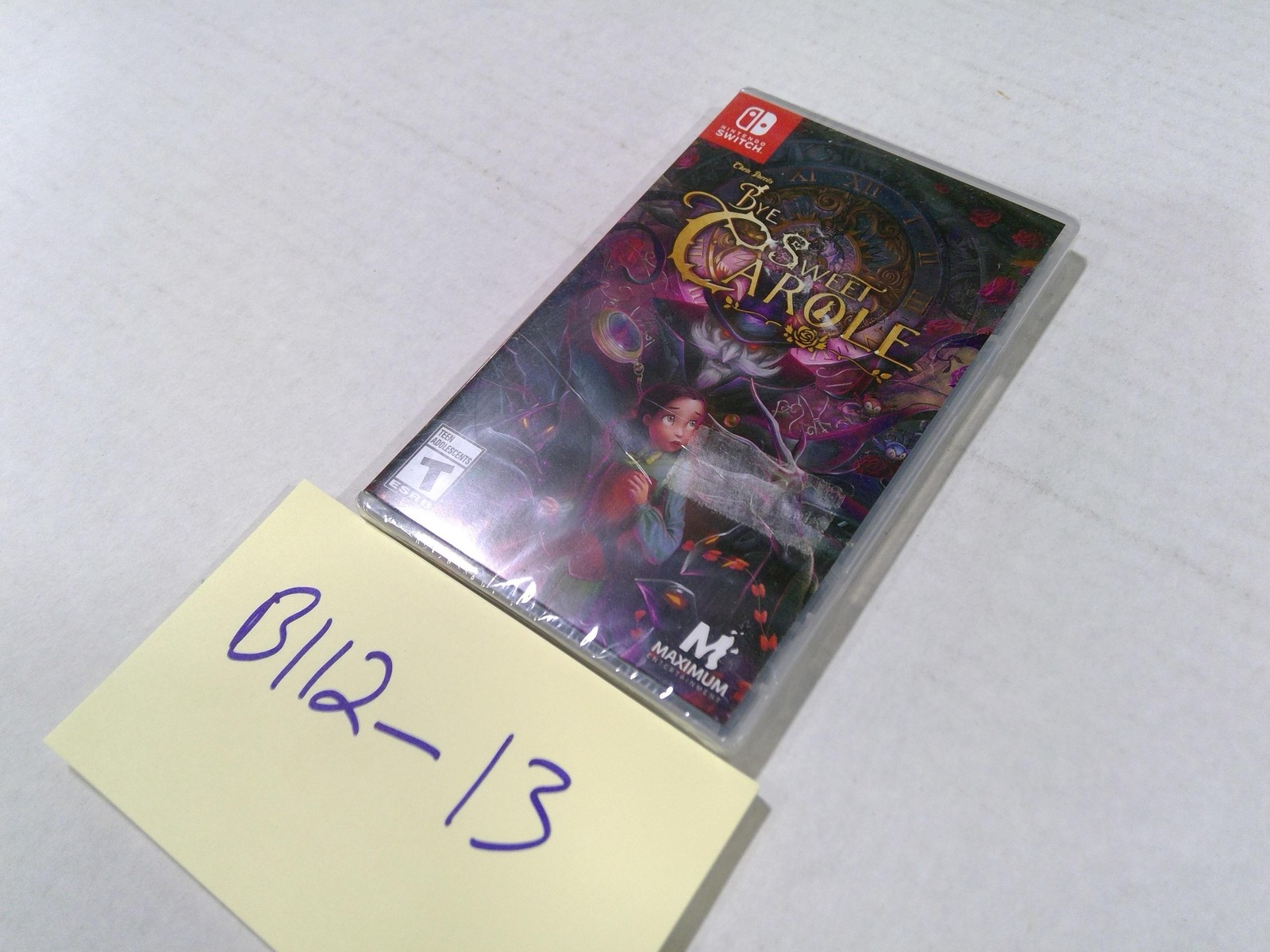 Bye Sweet Carole Nintendo Switch Game New Sealed Maximum Teen Horror Platformer