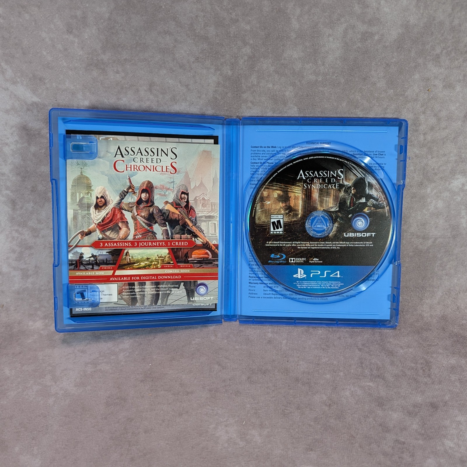 PS4 Lot The Last of Us Remastered & Assassins Creed Syndicate Limited Ed