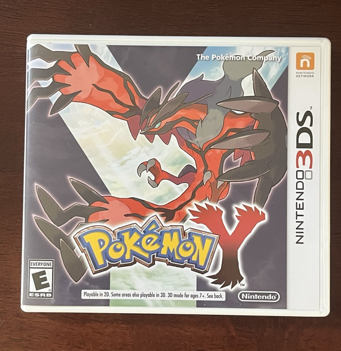 Nintendo 3DS Pokémon Y (2013) Game with Case Multiplayer E Rated