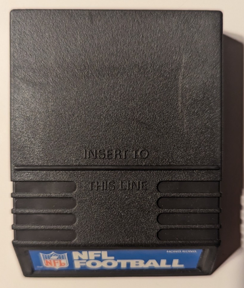 NFL Football Intellivision Video Game 1979 Complete in Box CIB Tested Ships Fast