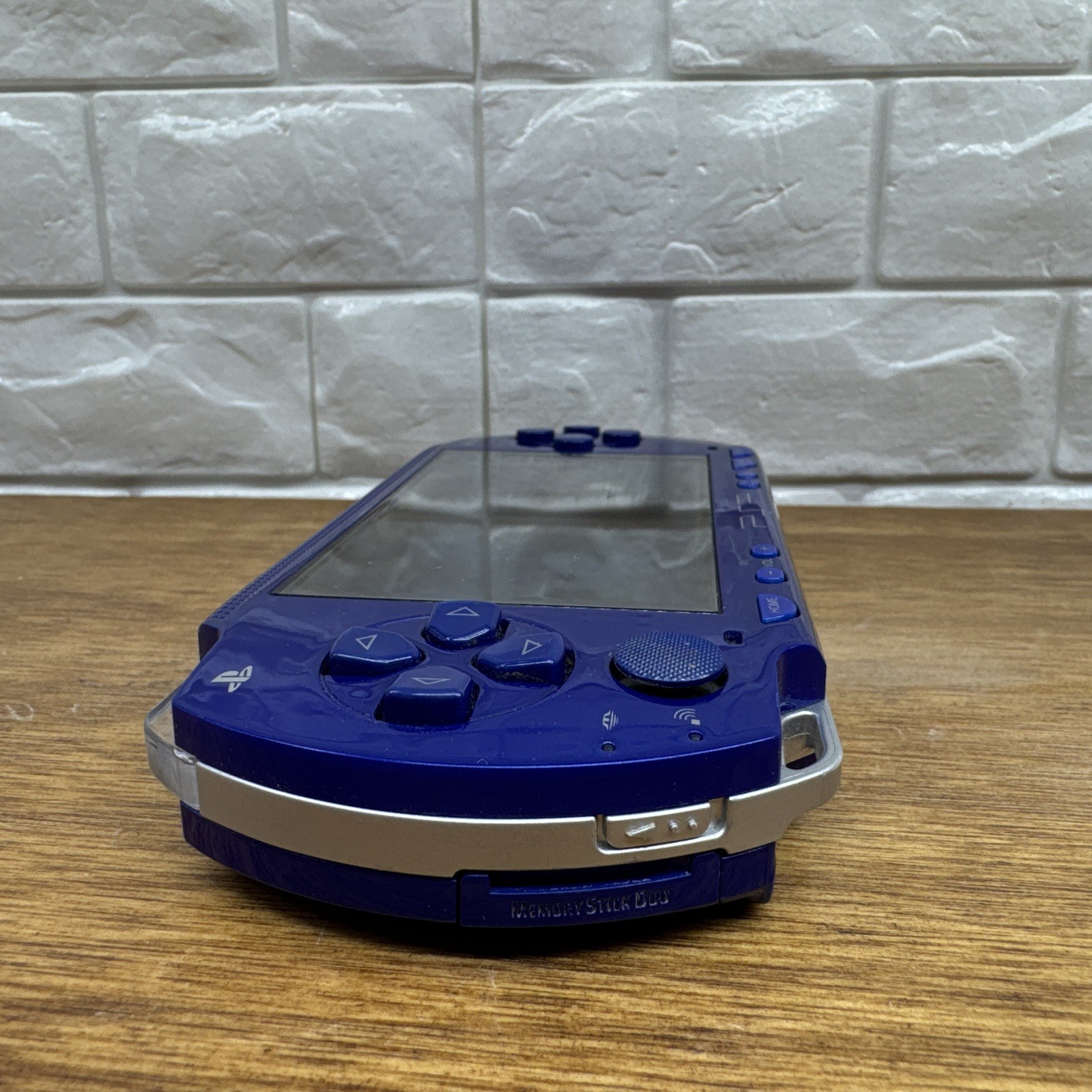 Sony Playstation PSP 1000 Blue Handheld System Console For Parts Repair