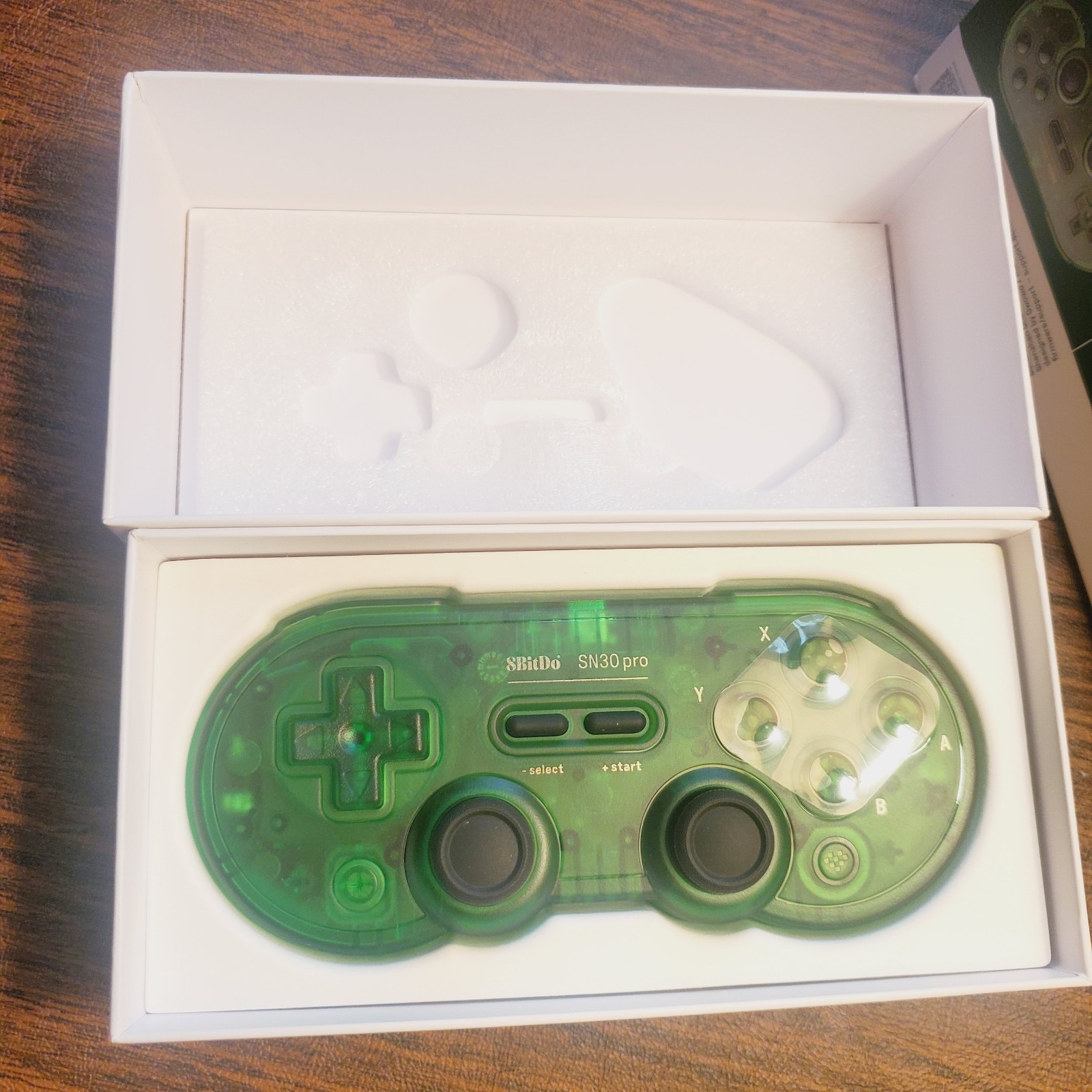 8BitDo SN30 Wireless Gamepad for Switch, Android, PC, Steam, Apple, Pi GREEN