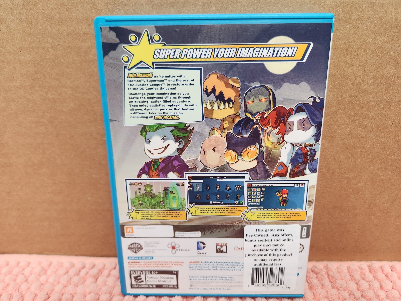 “Scribblenauts Unmasked: A DC Comics Adventure” (Wii, 2012) & Green Lantern DVD