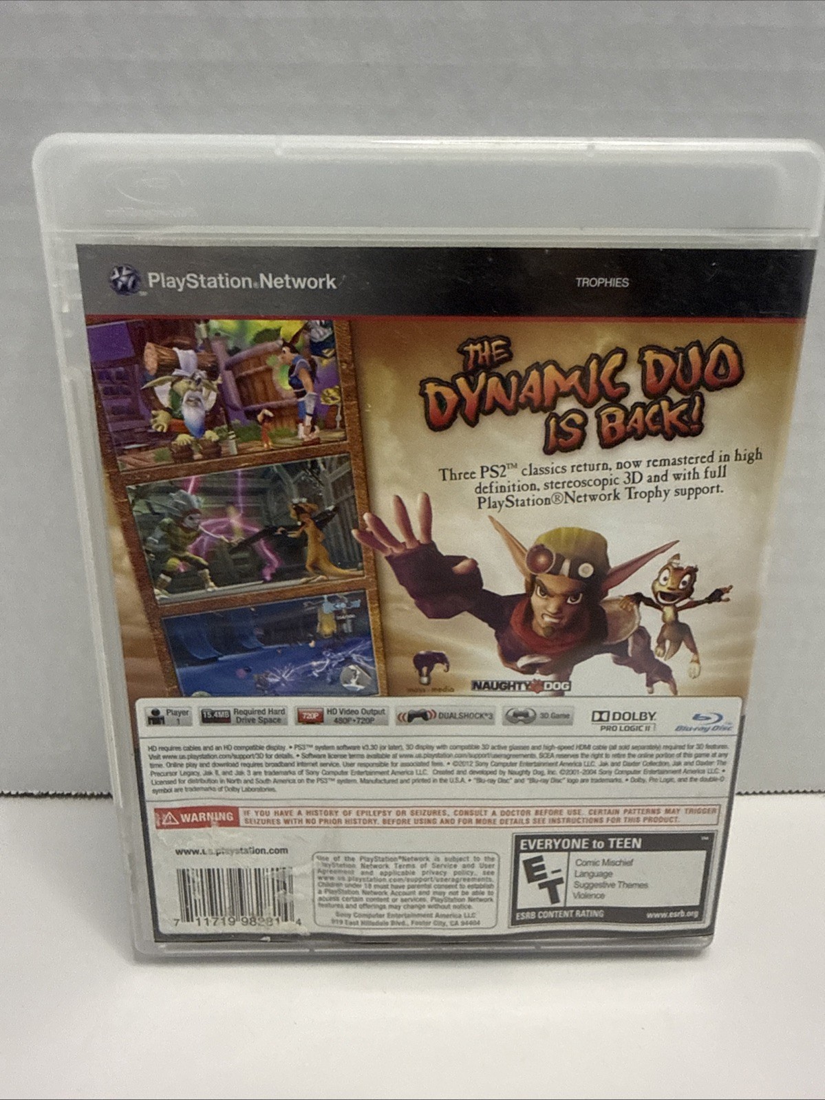 Jak and Daxter Collection PlayStation 3 PS3 Game CIB Complete