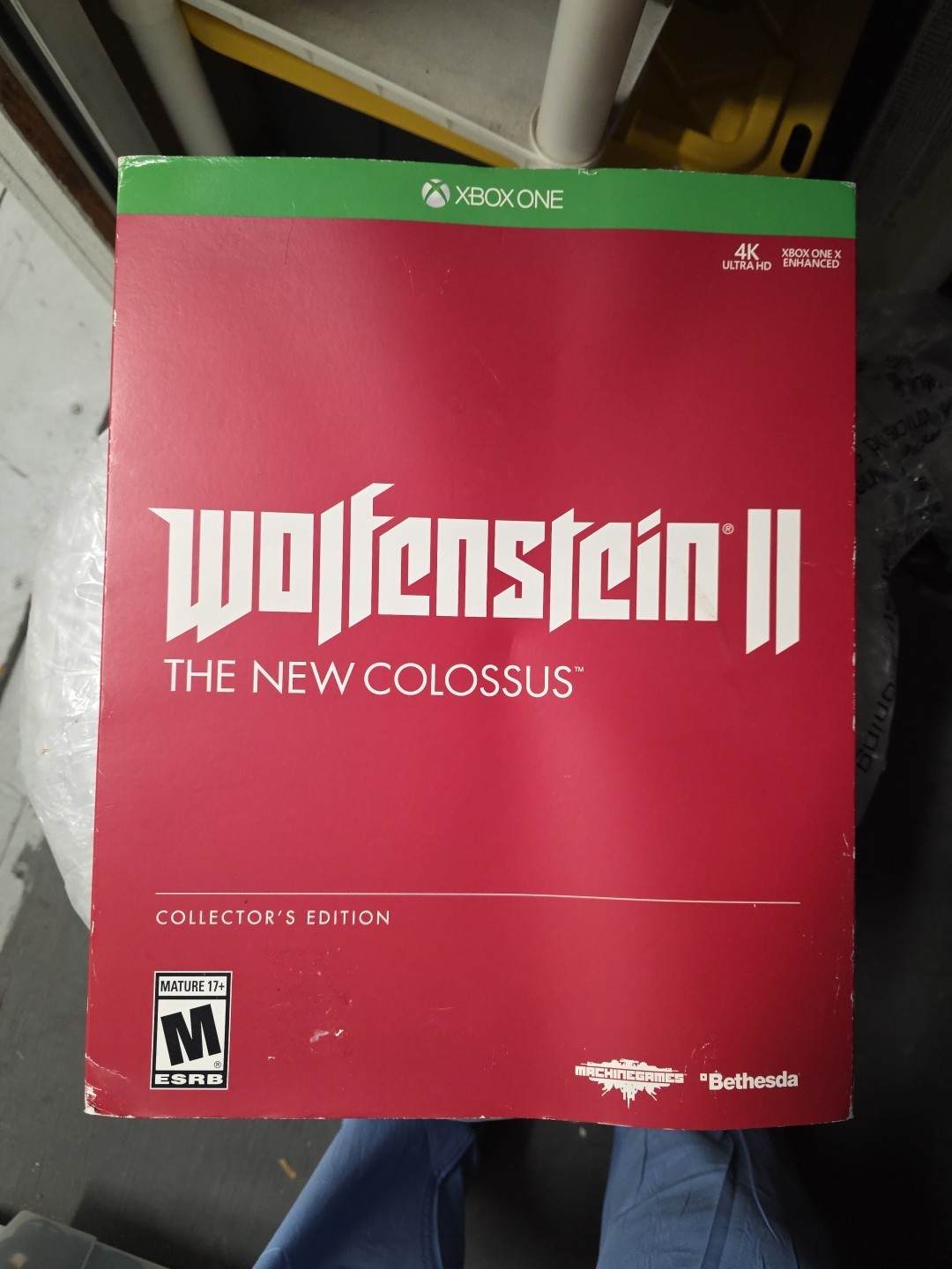 Wolfenstein II The New Colossus Collectors Edition Xbox One No Game Open Box