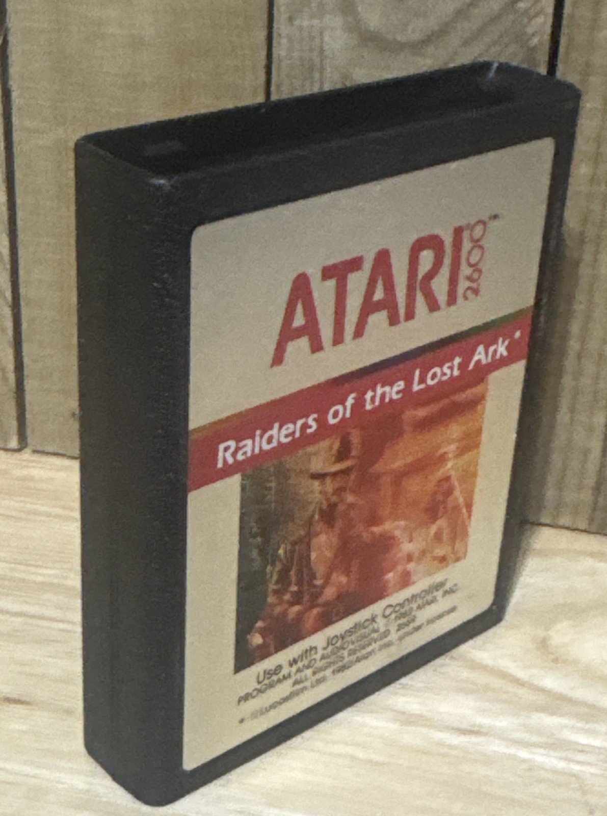 Atari 2600 Raiders of the Lost Ark Cart Indiana Jones!