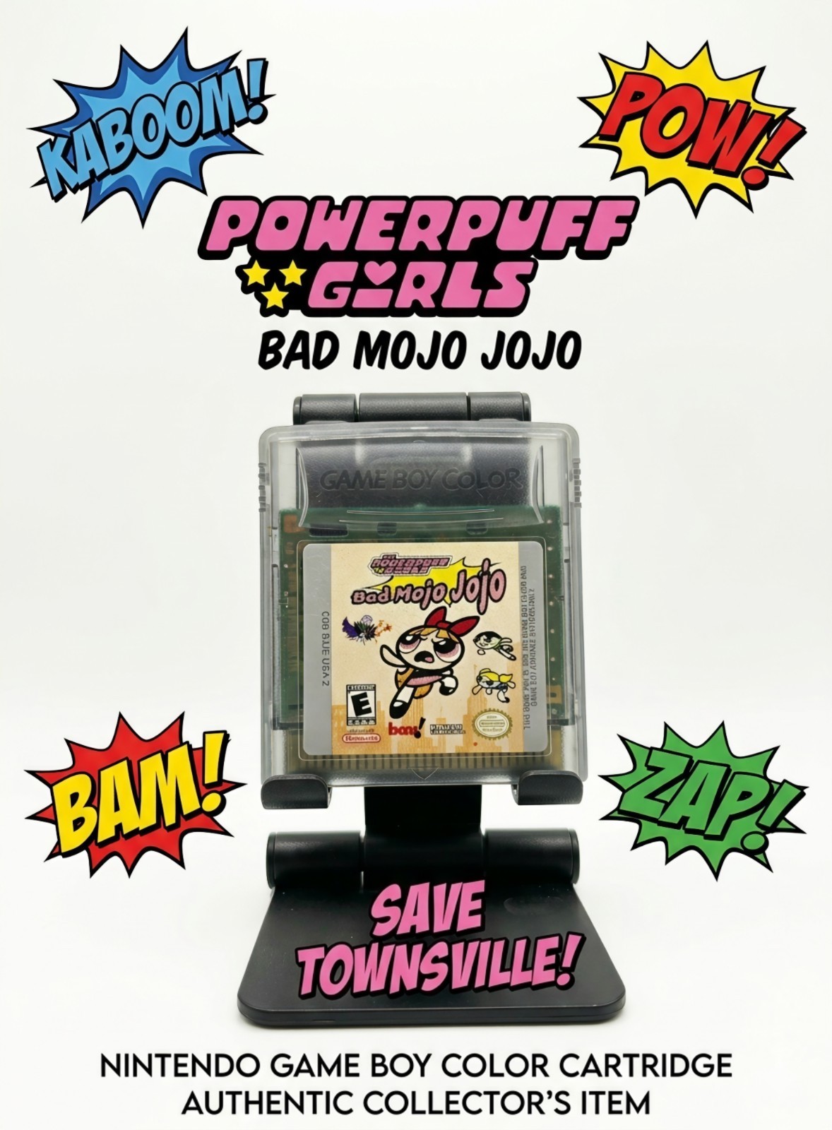 Nintendo Game Boy Color: The Powerpuff Girls – Bad Mojo Jojo (Tested & Working)