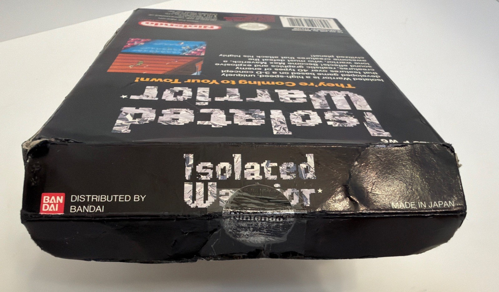Isolated Warrior (Nintendo NES) Box & Foam Only No Game