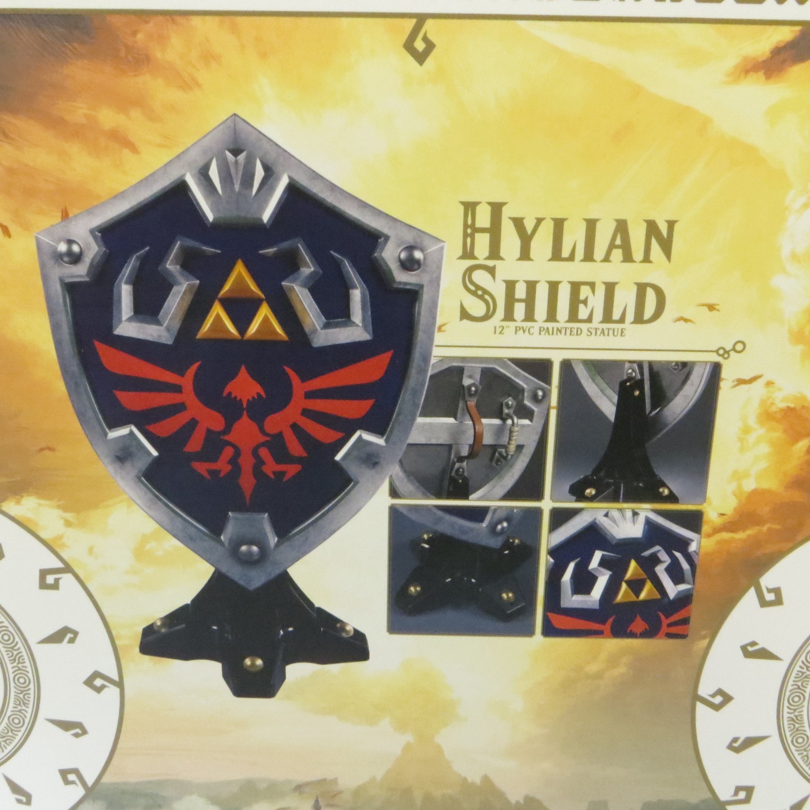 The Legend of Zelda Breath of the Wild Hylian Shield First 4 Figures Display New