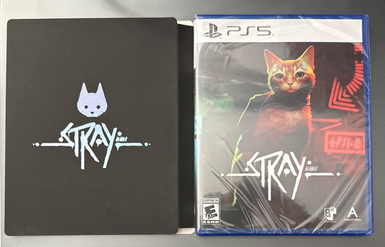 Stray – Iam8bit Exclusive Limited Edition – PlayStation 5 – Sealed w/ Slip Cover