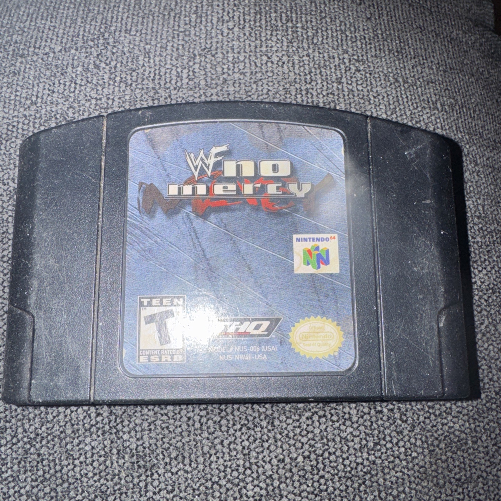 THQ WWF No Mercy Nintendo 64 N64 T-Teen NTSC-U/C (US/Canada) Cartridge Only