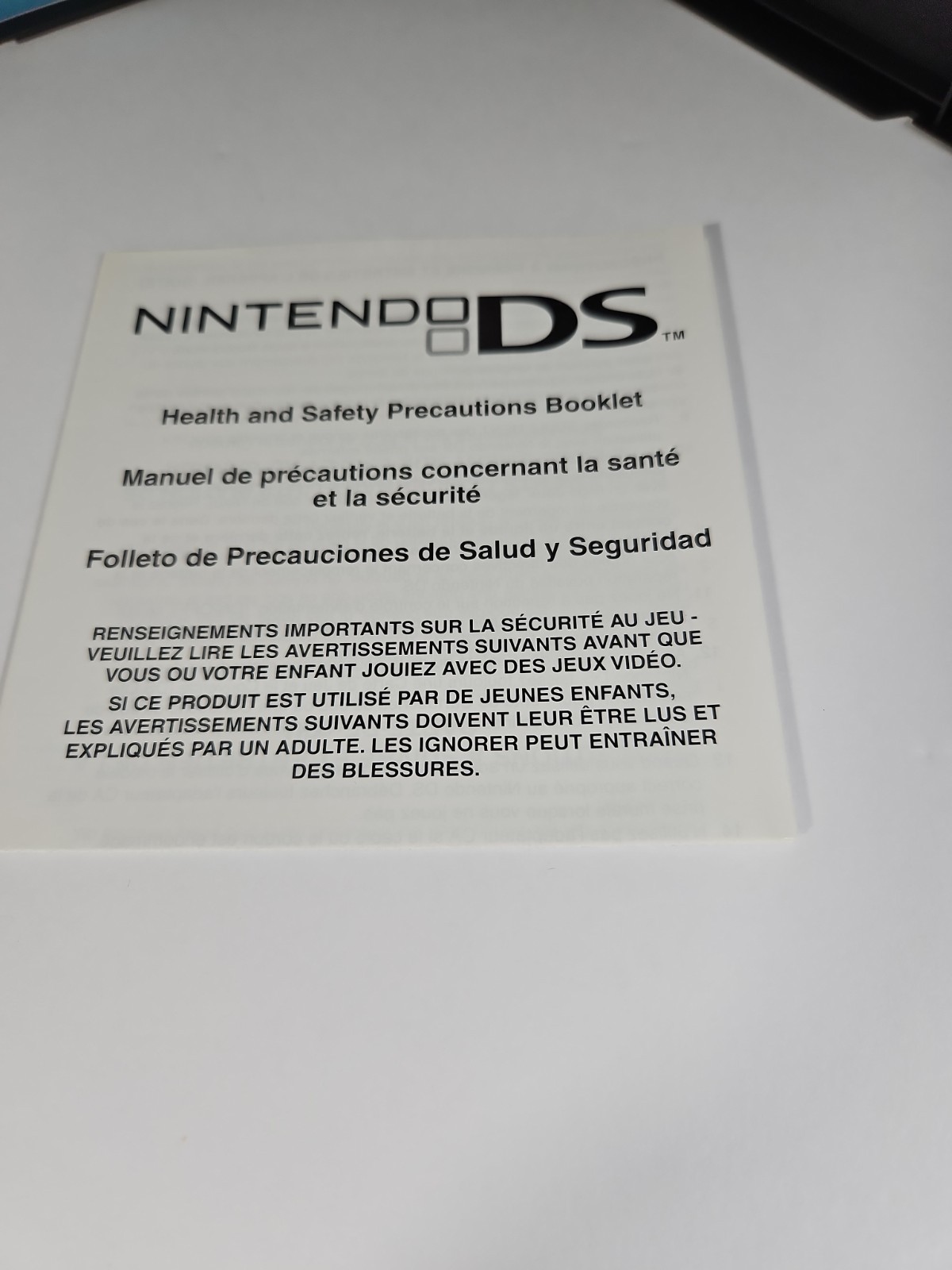 Pokemon: Diamond Version (DS) Game Case & Instruction Manual Only No Game