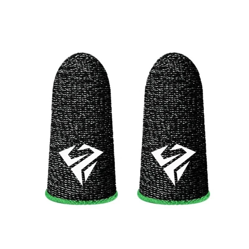 2Pcs Gaming Finger Sleeves Anti-Sweat Thumb Cover for Mobile Games High quality.