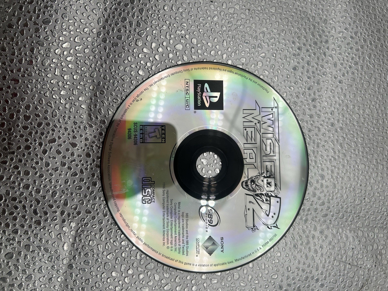 *All Tested & Work Sony PlayStation 1 Twisted Metal 1, 2, & 3 PS2 Extra Head-On*
