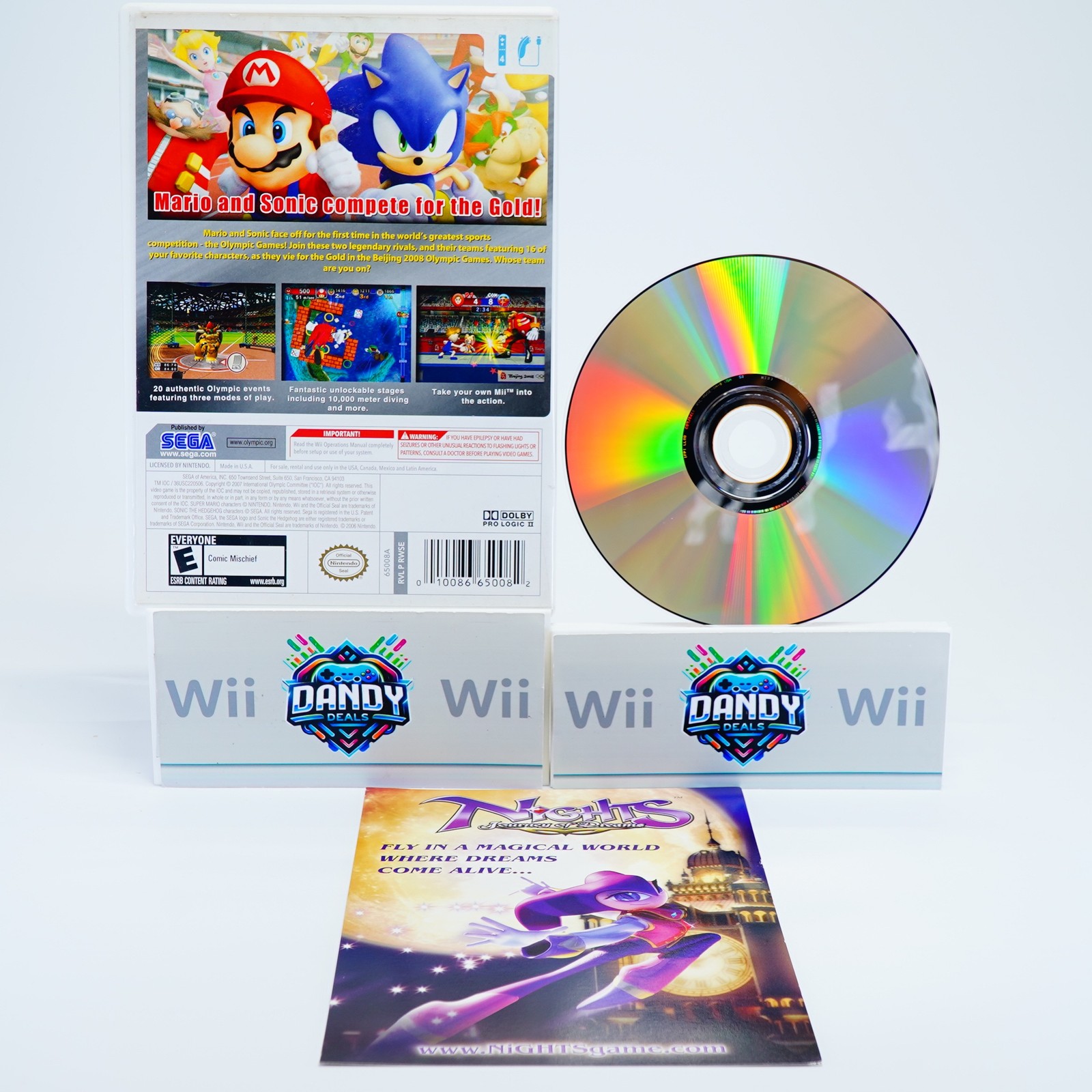 Mario and Sonic at the Olympic Games CIB W/ Insert – Wii